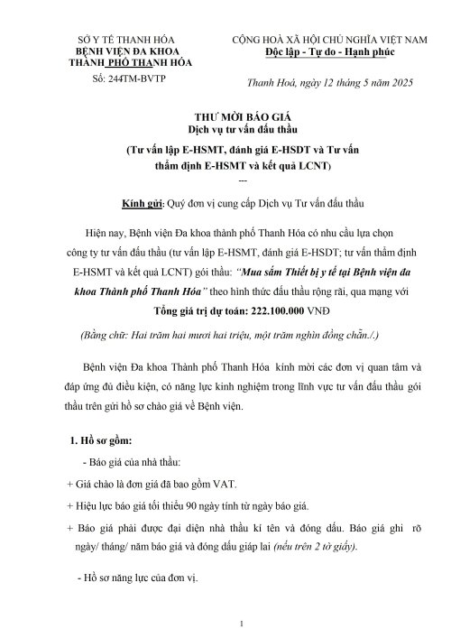 Lần 2.Thư mời chào giá tư vấn mua TBYT - 0001.jpg